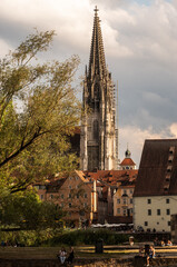 Steinerne Brücke und Dom Regensburg