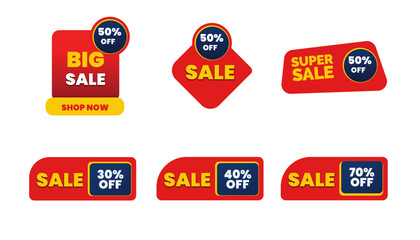 set of sale labels