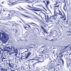 abstract background liquid blue metal