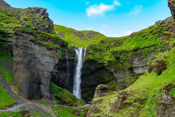 Kvernufoss Waterfall
