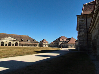Arc-et-Senans, France 2022: Visit the magnificent Royal Saltworks built in the 18th century by the...