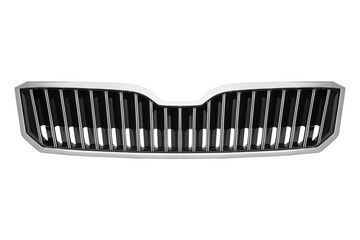 bumper grille, plastic, chrome, auto, lighting, black, front grill, isolated