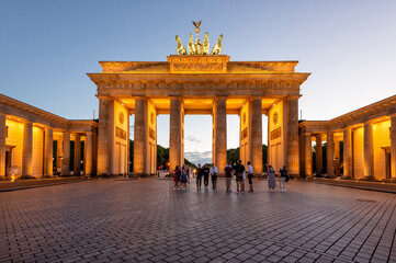 Brandenburg Gate (Brandenburger Tor) Berlin, Germany.	