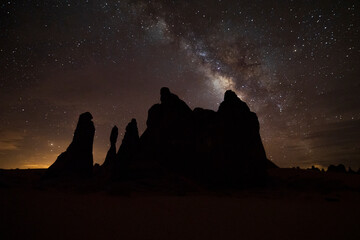 valley at night