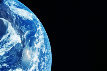 Naklejka na ściany i meble Earth's atmosphere from space. Elements of this image furnished by NASA