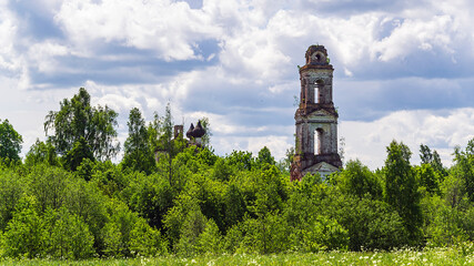 Abandoned Orthodox bell tower