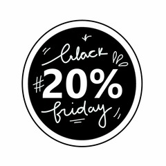 Black Friday, discounts. Use in your arts for better results in your sales. Lettering style, innovating is necessary!