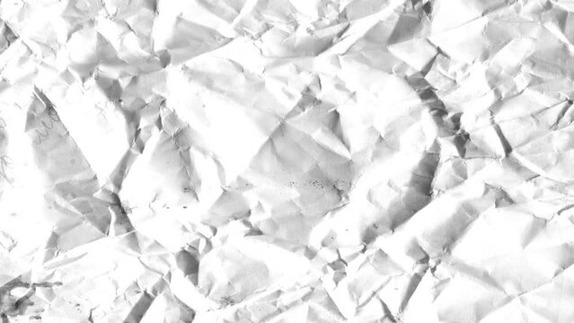 Stop Motion video with tainted mint paper. Splashes, brush strokes, hand-drawn texture. 4k video with effect of distortions and fractures.