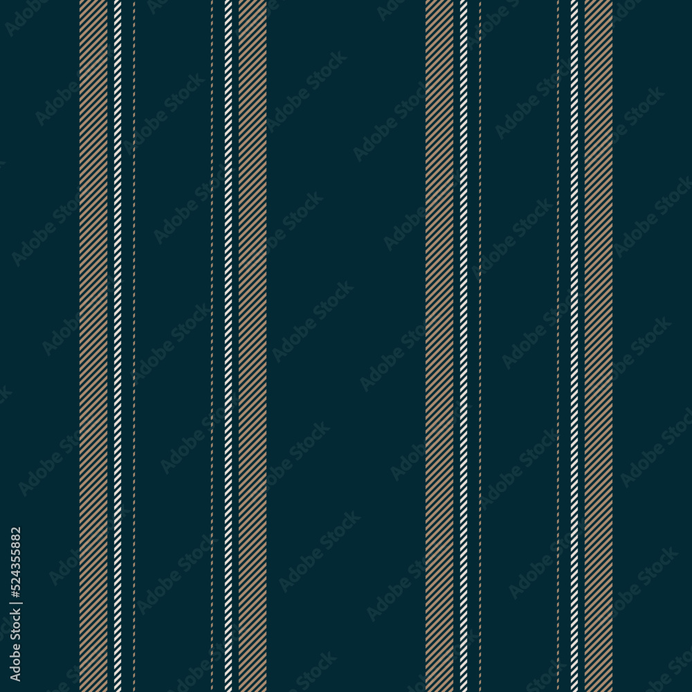 Aufkleber Vertical lines stripe pattern in blue. Vector stripes background fabric texture. Geometric striped line seamless abstract design.