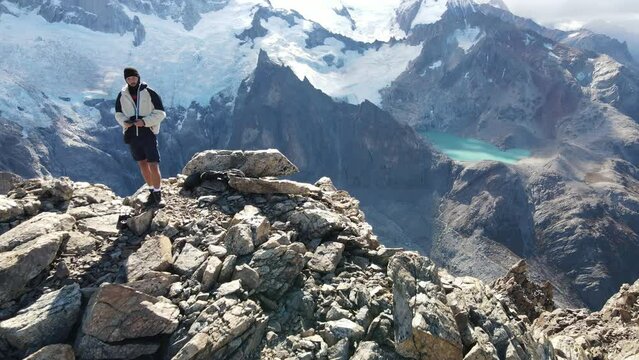 Mountain lakes in southern Patagonia, Argentina
