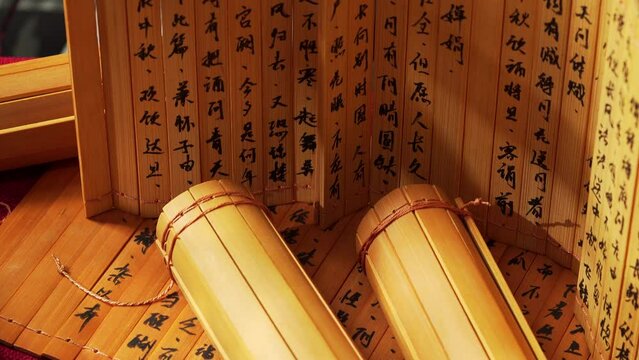 Fresh mooncakes in a festive atmosphere