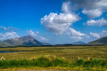 landscape with clouds