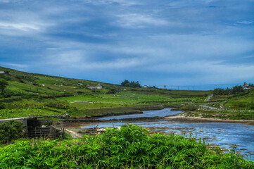 Obraz premium landscape with river