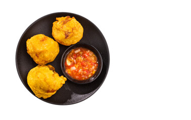 Colombian stuffed potatoes - Traditional colombian food
