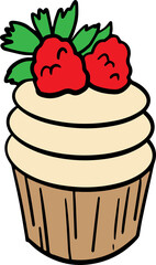 Cupcake cartoons design