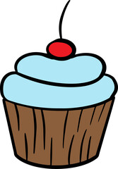 Cupcake cartoons design