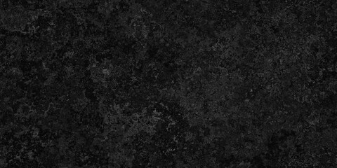 Seamless dark black rough old granite marble background texture. Tileable charcoal grey rusted corroded antique patina design backdrop with copyspace. High resolution wallpaper pattern. 3D Rendering.