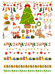 可愛いクリスマス素材セット