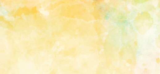 abstract watercolor background with paint, yellow color texture wallpaper, yellow watercolor grunge