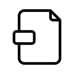 File icon. document sign. vector illustration