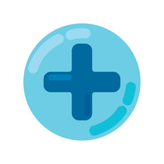 Obraz premium medical cross icon