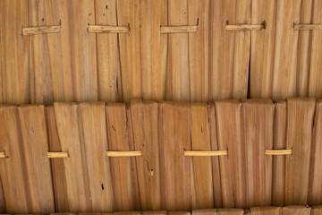 thatched roof background texture.