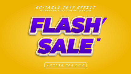 Bold Flash Sale Text Effect