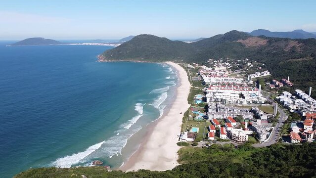 praia brava florianopolis brasil drone