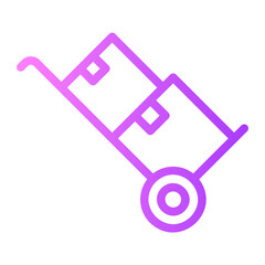 trolley gradient icon