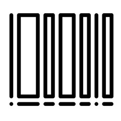 barcode line icon