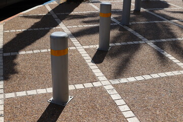 Geometric lines and figures in construction and architecture.