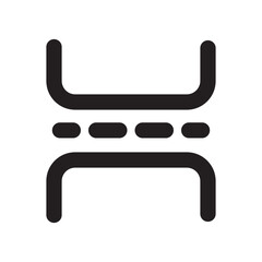 Break Files Icon with Outline Style