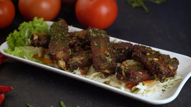 Friend Chicken wings asian style