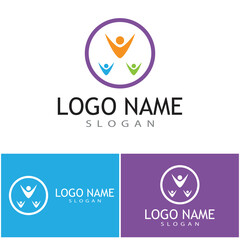 Adoption and community care Logo  vector