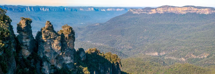 Fotobehang Three Sisters Three Sisters, Blue Mountains, New South Wales, Australië