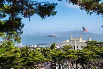 View over San Francisco from Coit Tower