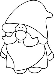 Autumn Gnome, Fall Gnome, Gnome clipart,  Digital paint illustration