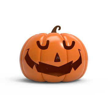 3D pumpkin halloween, halloween pumpkin 3D rendered
