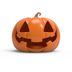 3D pumpkin halloween, halloween pumpkin 3D rendered