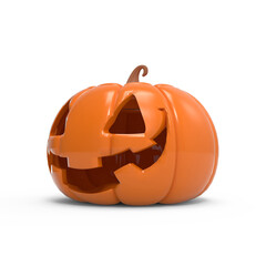 3D pumpkin halloween, halloween pumpkin 3D rendered