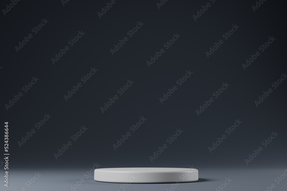 Poster simple minimalism product backdrop on 3d rendering
