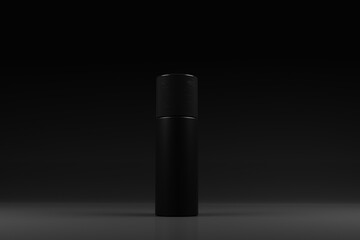 3d illustration elegant perfume bottle for brand mockup on 3d rendering