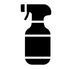 spray bottle glyph icon