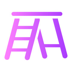 ladder gradient icon