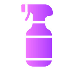 spray bottle gradient icon