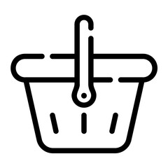 basket line icon