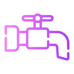 faucet gradient icon