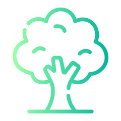 trees gradient icon