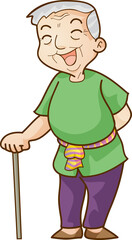 Thai traditional cartoon character and element