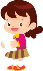 children or kids cartoon character